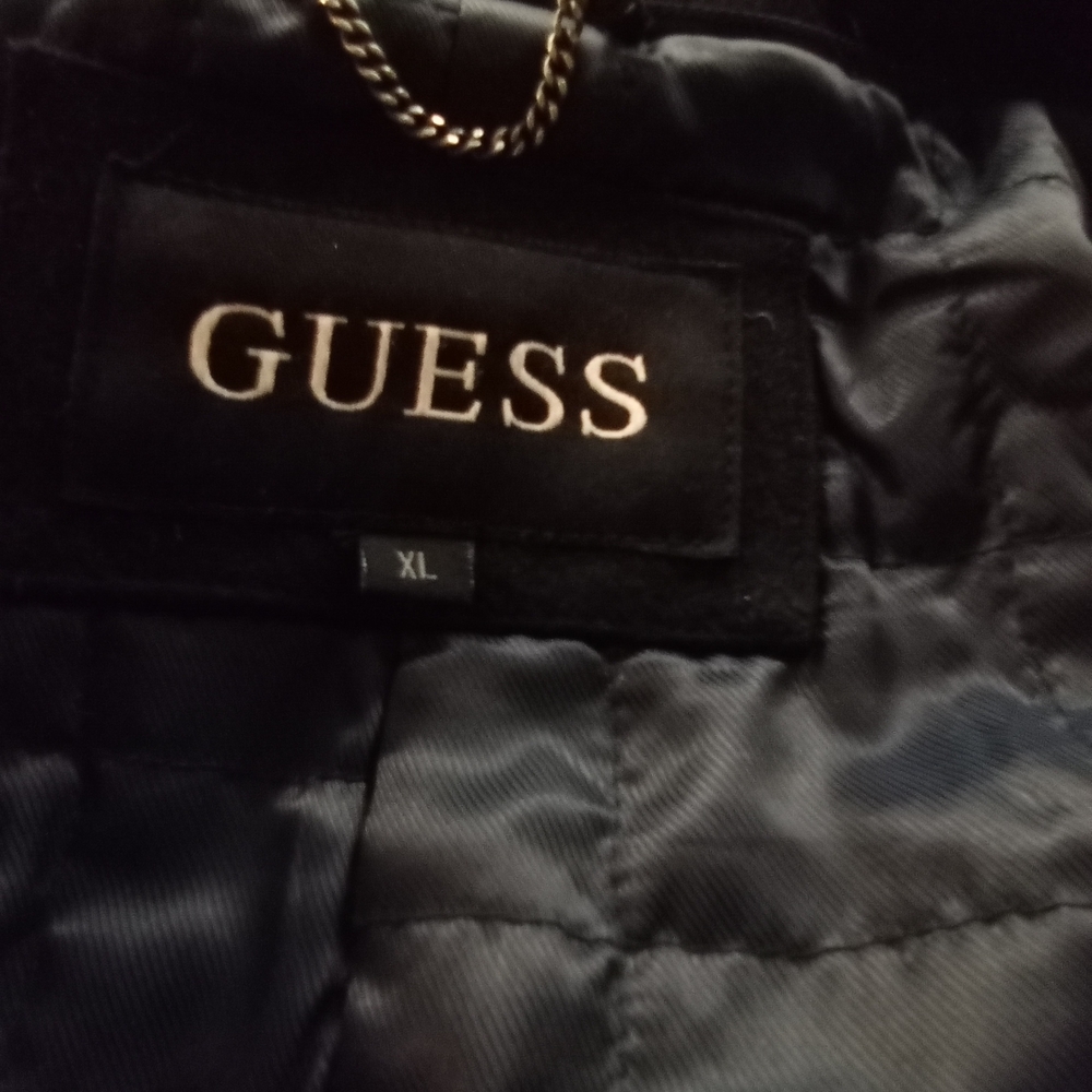 GUESS Black Quilted Outerwear